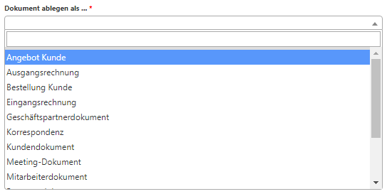 example widget configuration for 'FilingCases' Subject